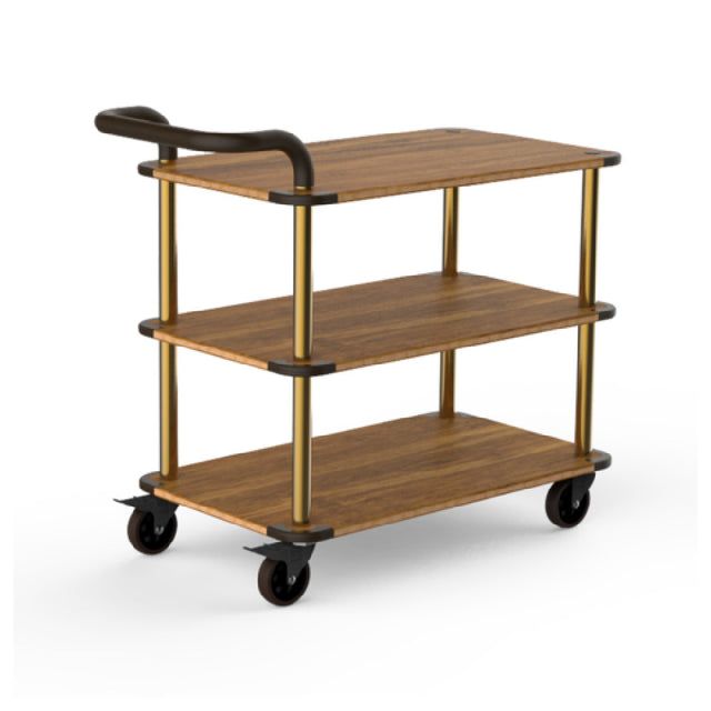 Steelite MGCRNX01BBXX Mogogo Buffet Solutions Roll'n Service Cart 41-1/2" X 21" X 36"H