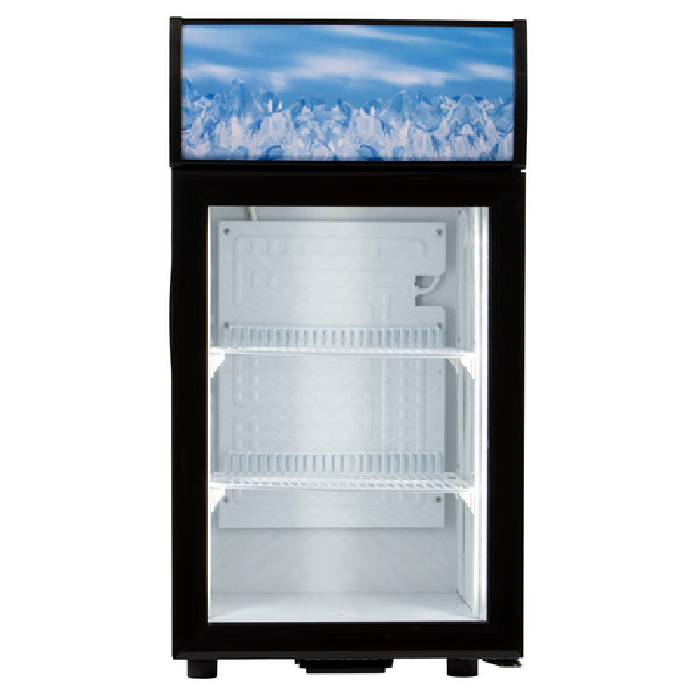 Admiral Craft CDRF-1D/1.5 Display Refrigerator Countertop Reach-in