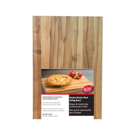 Tablecraft CBW1520175 Cash & Carry Butcher Cutting Board 20" X 15" X 1-3/4"