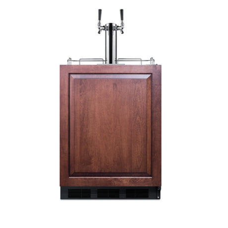 Summit SBC58BLBIADAIFTWINCFB - Beer & Coffee Kegerator, 24" Wide, ADA Compliant