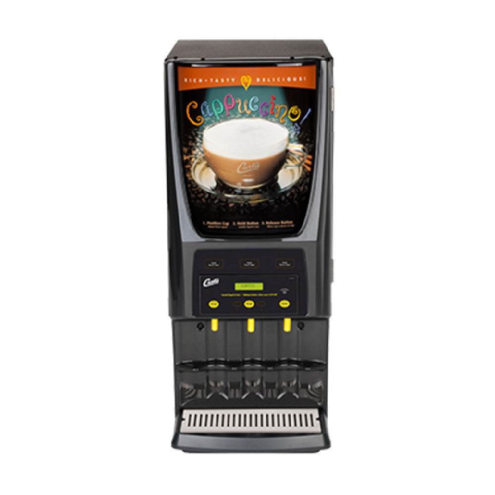 Curtis PCGT3 G3 Primo Cappuccino™ Machine 3 Station Dispenser (1) 5 Lb & (2) 10 Lb Hoppers