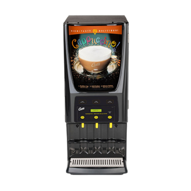 Curtis PCGT3DV G3 Primo Cappuccino™ Machine 3 Station Dispenser (1) 5 Lb & (2) 10 Lb Hoppers