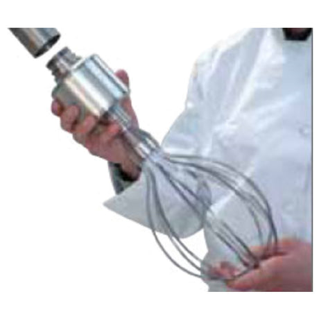 Dynamic USA TB014 - Power Pro Whisk Tool Attachment, 6-1/2" Dia. X 18-1/2"H, For Up To 400 Liters Of Mixing