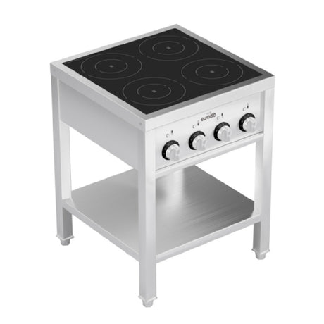Eurodib FCIHD435OS3PH Commercial Freestanding Induction Cooktop 25.8" W X 25.8" D X 35.8" H
