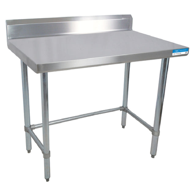 BK Resources CVTR5OB-7230 Work Table 72"W X 30"D X 39-3/4"H Overall Size 16/304 Stainless Steel Top With 5"H Riser