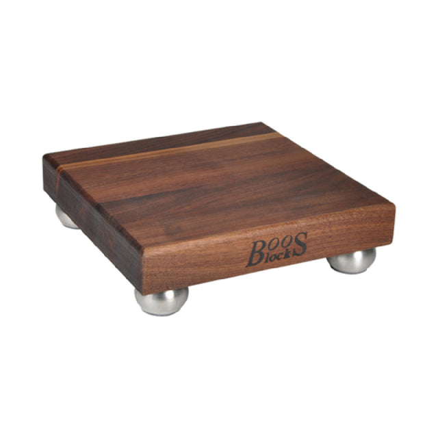 John Boos WAL-12SS Gift Collection Cutting Board 12"W X 12"D X 1-1/2" Thick Edge Grain Construction