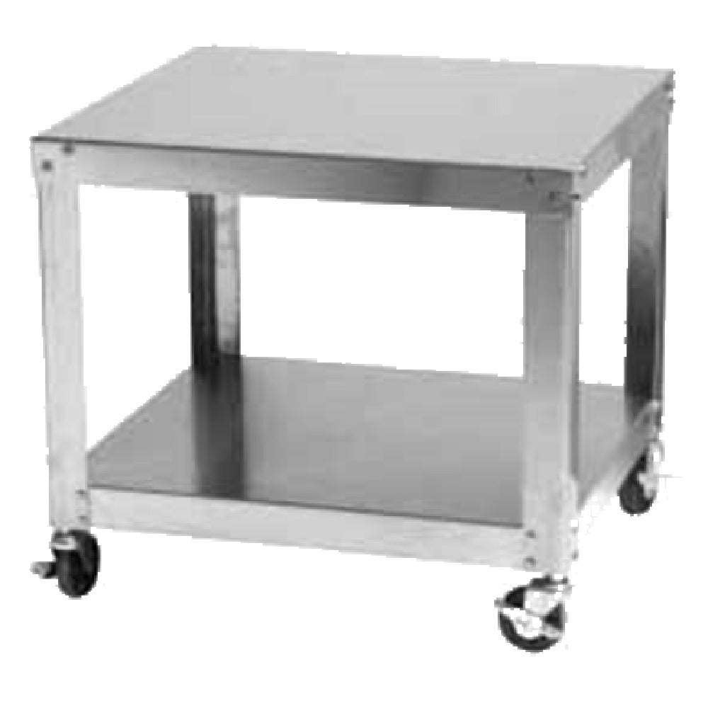 Univex 1500000 Equipment Stand With Under Shelf & Locking Casters Stainless Steel