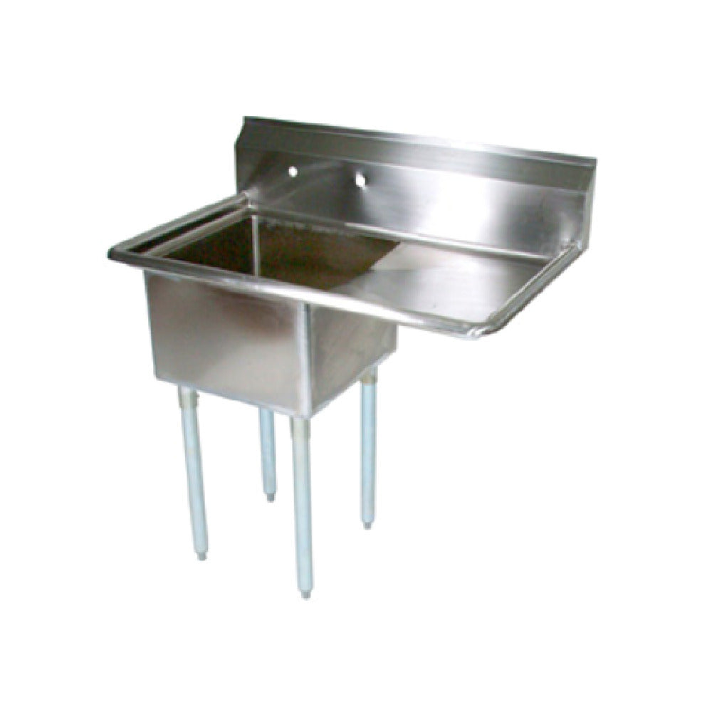 John Boos E1S8-1620-12R18-X E-Series Sink 1-compartment 36-1/2"W X 25-1/2"D X 43-3/4"H Overall Size