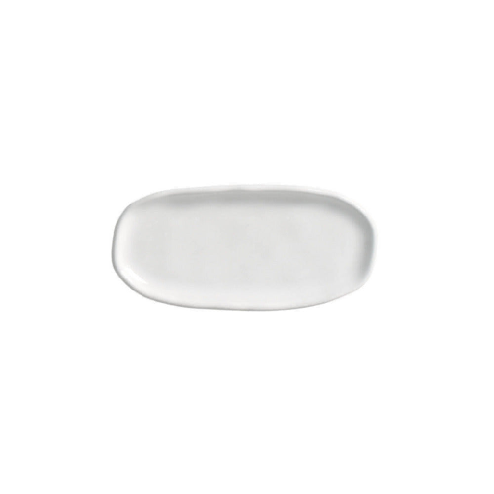 Porto Brasil 15214119801 - Shallow Organic Oval Platter Mini, 3.2", Stoneware
