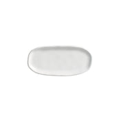 Porto Brasil 15214119801 - Shallow Organic Oval Platter Mini, 3.2", Stoneware