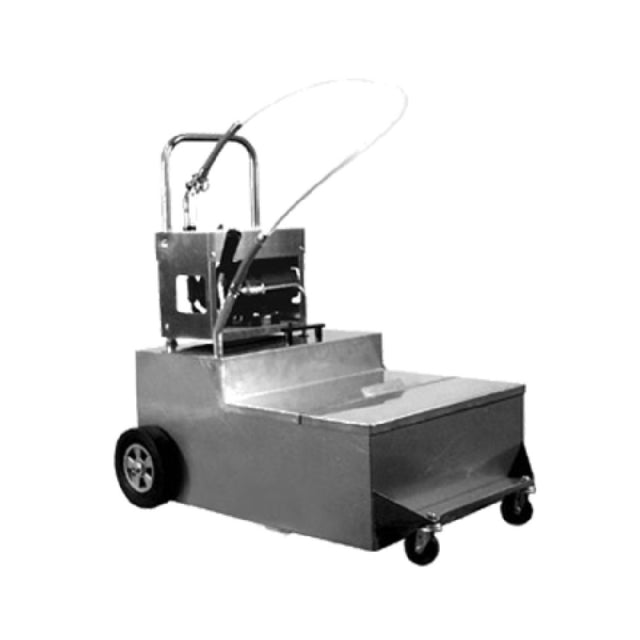 MirOil USA MOD1550 Oil Filter Machine/Discard Trolley 1 Way Pump For Fryers With Drain Valves