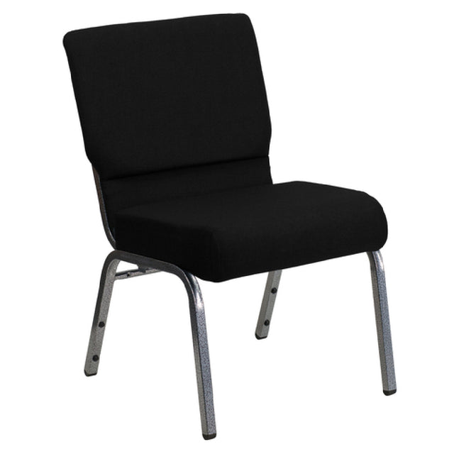 Flash Furniture XU-CH0221-BK-SV-GG Hercules Series Extra Wide Stacking Church Chair