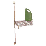 SPG PWMT14Y - ISS Single Post, With 2 End Mount Brackets, For 1-tier 14" Shelf
