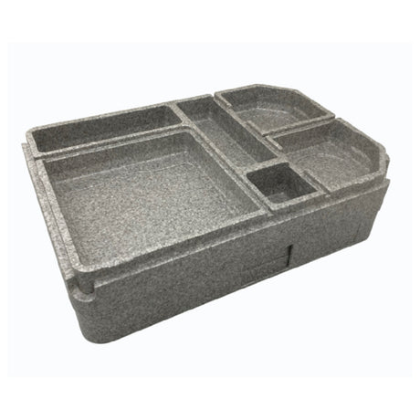 Cambro ITENEPP107 Cam GoBox® Insulated Tablotherm (6) Compartment With Lid