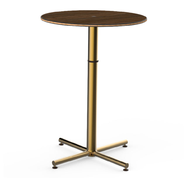 Steelite MGCPBR01WBXX Mogogo Buffet Solutions Polo Bar Table 30" Dia. X 42"H Round