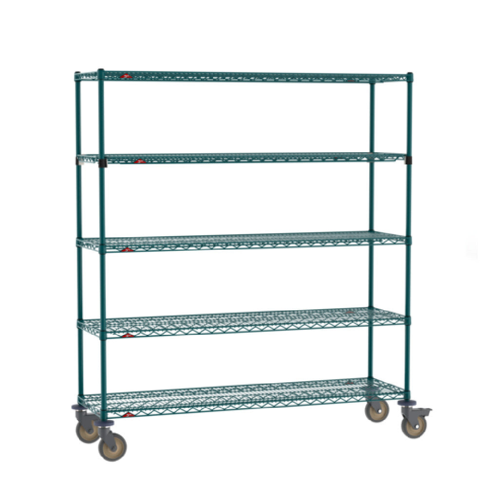 Metro SEZ-186068K3-MP-41 Super Erecta® Stem Caster Cart 60"W X 18"D X 68"H 5 Tiers