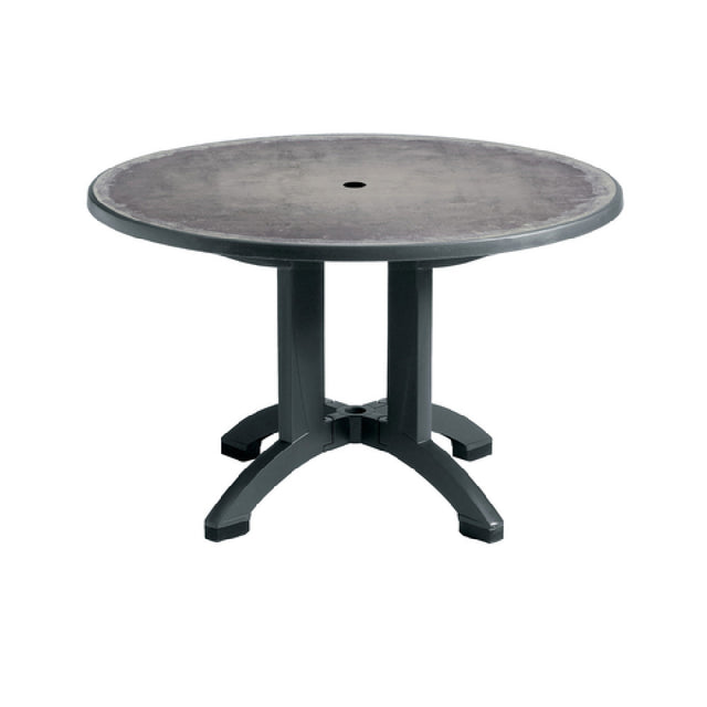 Grosfillex US480902 Aquaba Outdoor Table 48" Dia. Round