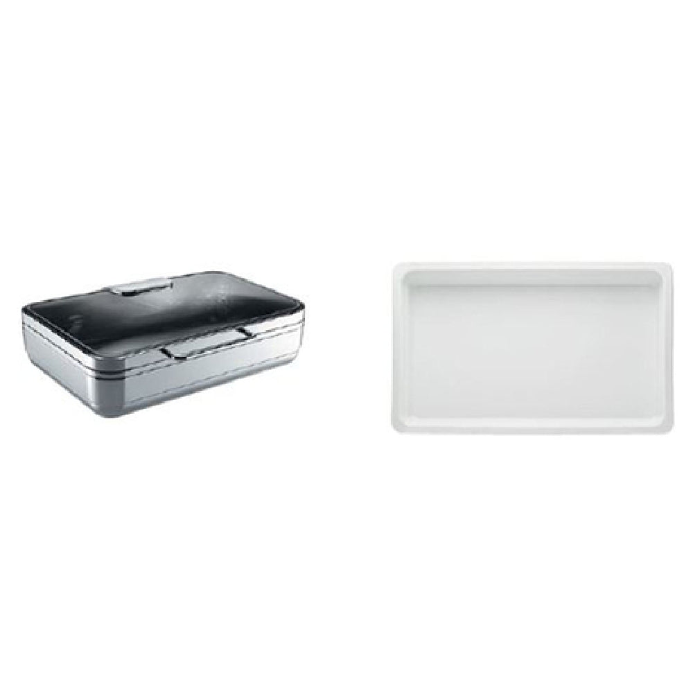 Bauscher Hepp 57.0003.6011 - Chafing Dish Promo Kit, Includes: (1) 1/1 GN Induction Chafing Dish (57.0003.6040) & (3) 247 Oz.