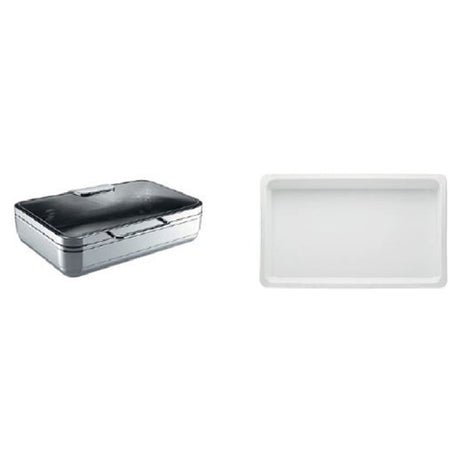 Bauscher Hepp 57.0003.6011 - Chafing Dish Promo Kit, Includes: (1) 1/1 GN Induction Chafing Dish (57.0003.6040) & (3) 247 Oz.