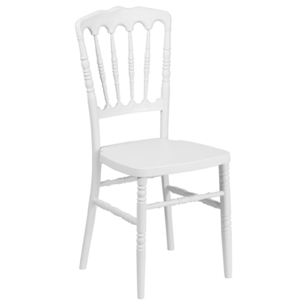 Flash Furniture LE-L-MON-WH-GG Hercules Series Stacking Napoleon Chair 800 Lb. Capacity