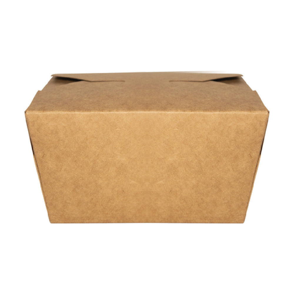 International Tableware TG-KB-#1 Kraft Take-Out Boxes #130 Oz. 4-1/8"L X 3-1/2"W X 2-1/2"H