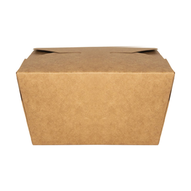 International Tableware TG-KB-#1 Kraft Take-Out Boxes #130 Oz. 4-1/8"L X 3-1/2"W X 2-1/2"H