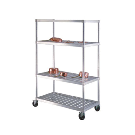 New Age Industrial PM2448 Pot & Pan Rack Mobile 4-tier