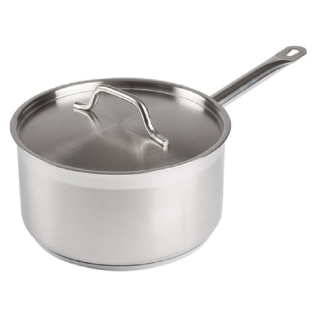 Winco SSSP-6 Premium Sauce Pan 6 Qt. 9-1/2" Dia. X 5"H