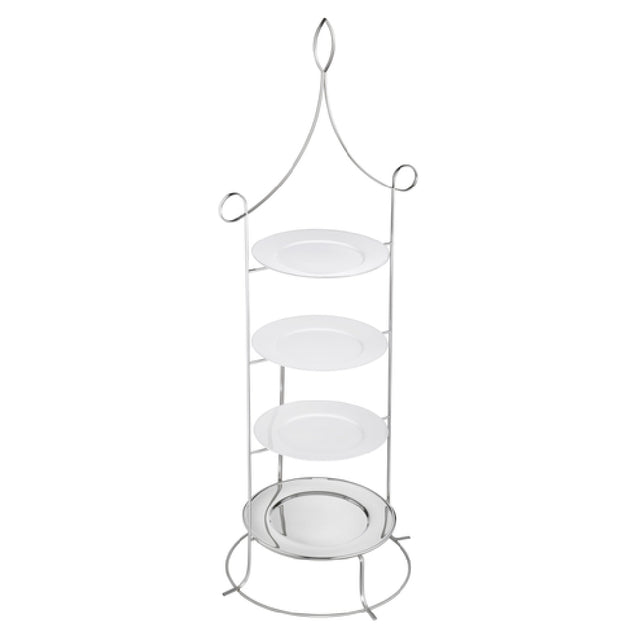 Bauscher Hepp 57.0176.6040 - Tea Stand, 46-1/4"H, (4) Tiers (for 3 Plates, & 1 Tray Not Included)