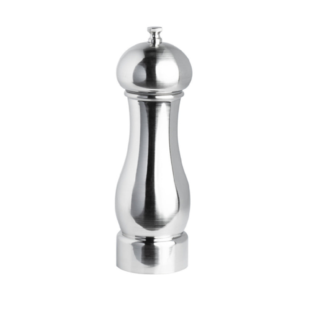 Steelite 6336T526 Pepper Mill 7.5" X 7.5"H 18/10 Stainless Steel