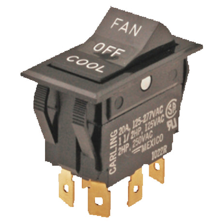 Franklin Machine Products 162-1034 Fan Switch Fan/off/cool 1/4" Tab Terminals