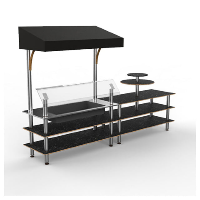 Steelite MGCMLE04MSBF Display Station Mixed Materials (minimum = Case Quantity 1 Per Case) (repack Item)