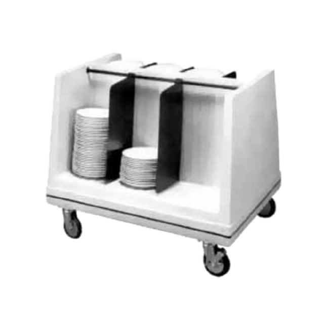 Metro DSDV11 Poker Chip Cover For Double Side-load Dish & Tray Cart Polymer Construction With Microban® Antimicrobial Product Protection