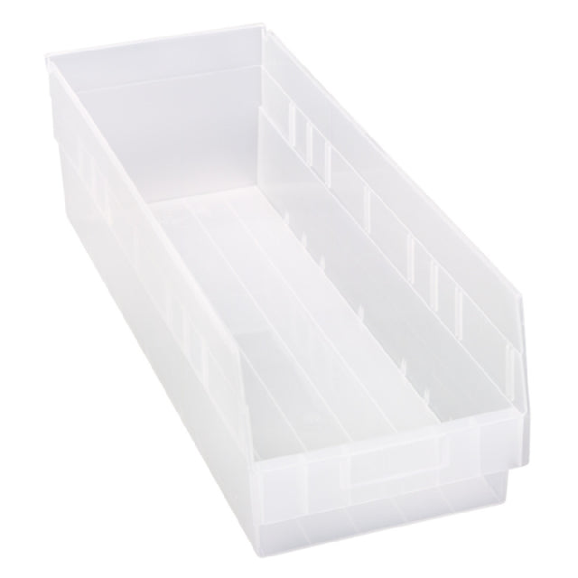 Quantum QSB214CLCS - Economy Shelf Bin, Nesting, 8-3/8"W X 23-5/8"L X 6"H