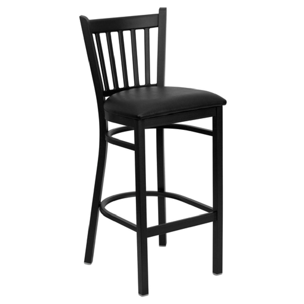 Flash Furniture XU-DG-6R6B-VRT-BAR-BLKV-GG Hercules Series Restaurant Bar Stool