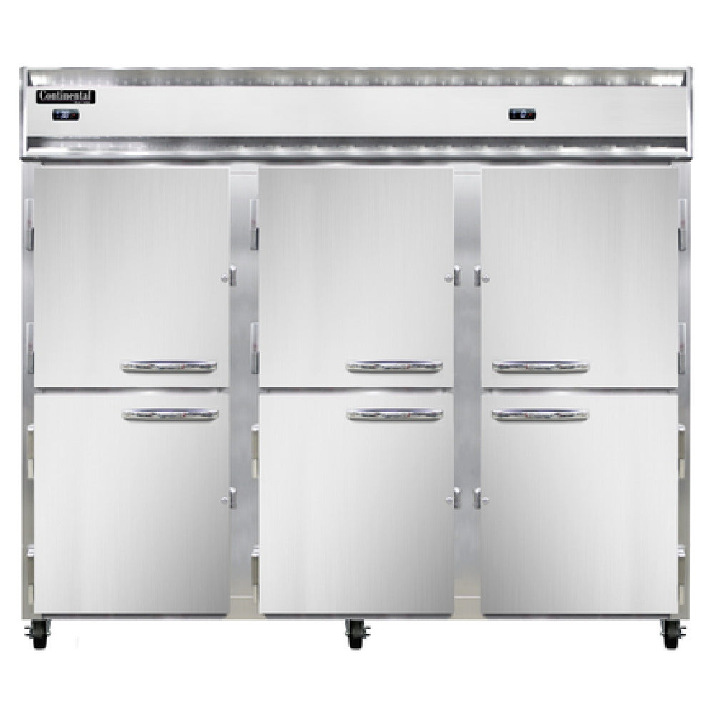 Continental Refrigerator 3RFFENHD Extra-Wide Refrigerator/Freezer Reach-in 85-1/2"W