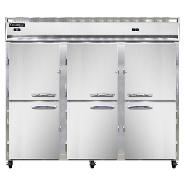 Continental Refrigerator 3RFFENHD Extra-Wide Refrigerator/Freezer Reach-in 85-1/2"W