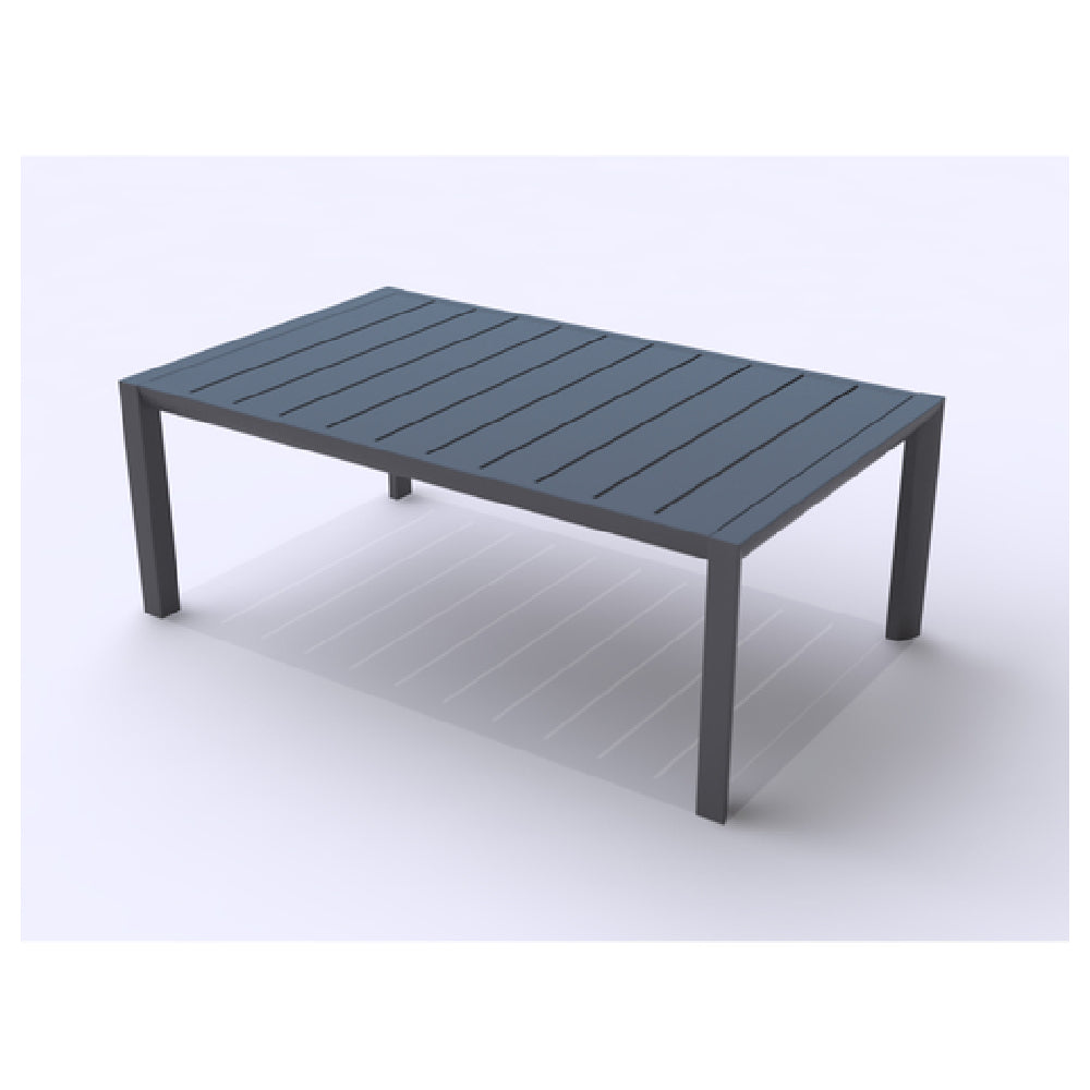 Grosfillex US004288 Sunset Cocktail Table 24" X 40" Rectangular