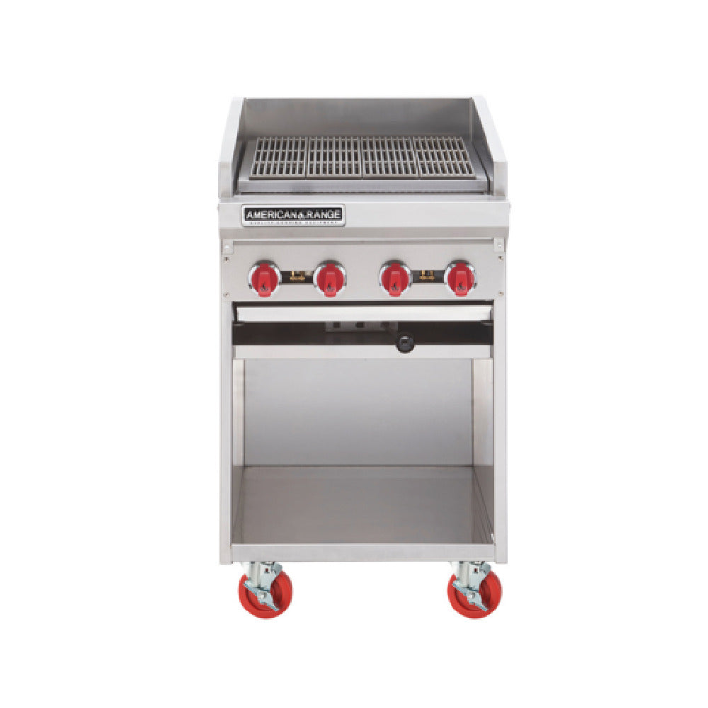 American Range ADJF-48_NAT - Charbroiler, Gas, Floor Model