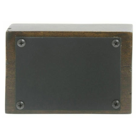 Hubert 83383 - Sign, Mango Wood W/Matte Panel, 4X6"