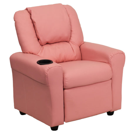 Flash Furniture DG-ULT-KID-PINK-GG Kids' Recliner 24"W X 21-1/2" 36-1/2"D X 27"H