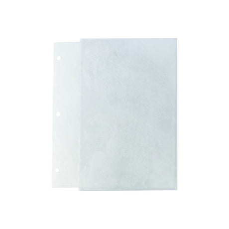 Risch PAGEPRO-CMBFFWD 5.5X8.5 Vinyl 3-Hole Punched Page Protector For CMBFF-WOOD