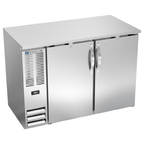 Beverage Air BBN48HC-S - Refrigerated Back Bar Storage Cabinet, Two-section, 48"W X 26-3/8"D X 34"H