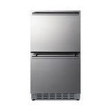 Summit ADRD18 All-Refrigerator Undercounter Built-in Or Freestanding