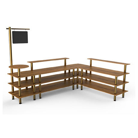 Steelite MGCMLB14BBXF Mogogo Buffet Solutions Modular Breakfast Corner 130" X 100-1/2" X 107"H