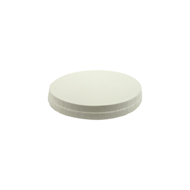 PacknWood 210SOWL115 - Paper Lid For 12/16/24/32oz Cup, 4.5"D, Compostable (Per Case = 500 Each)
