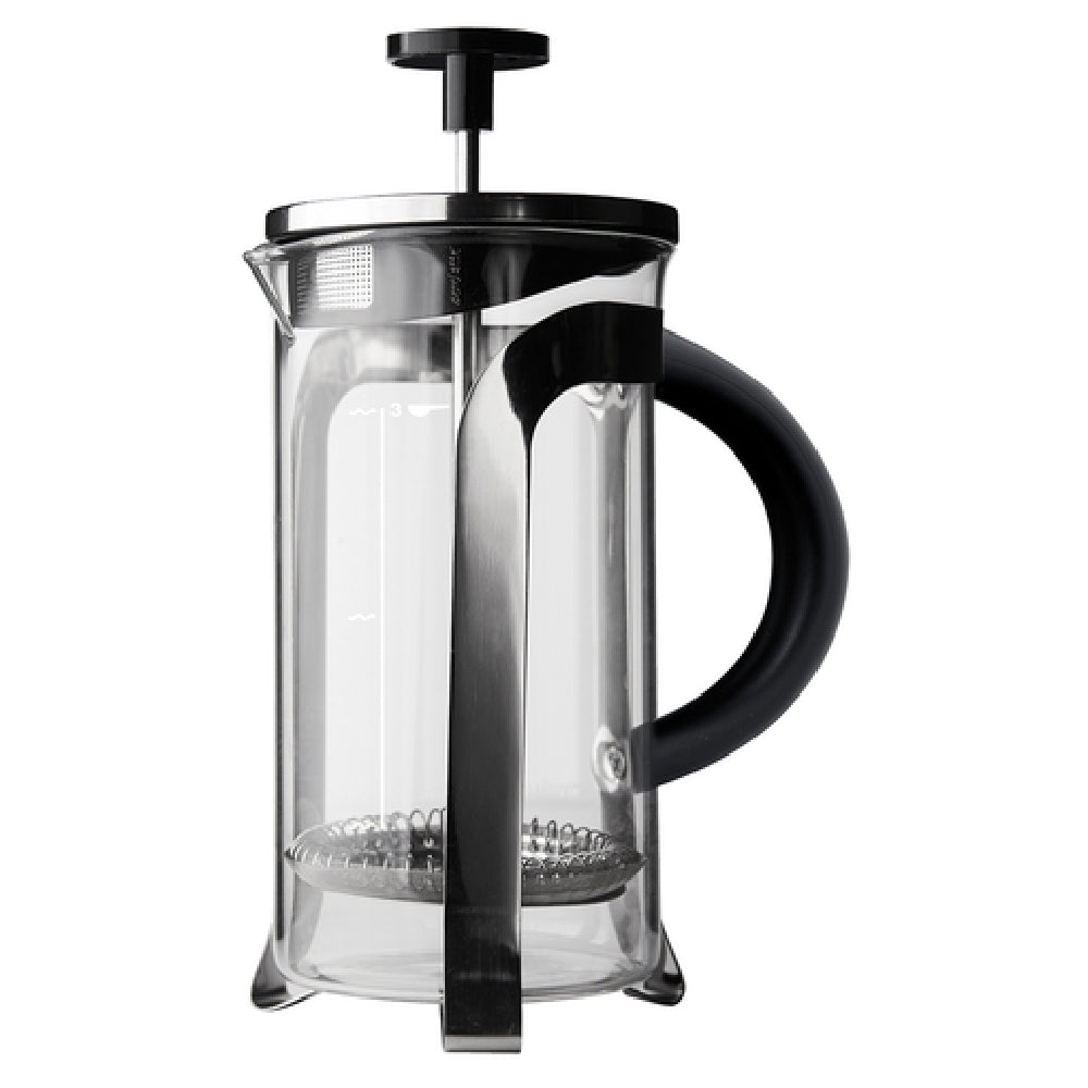 Harold Import Co. 063 Aerolatte® 3 Cup French Coffee Press 12oz. Glass Beaker