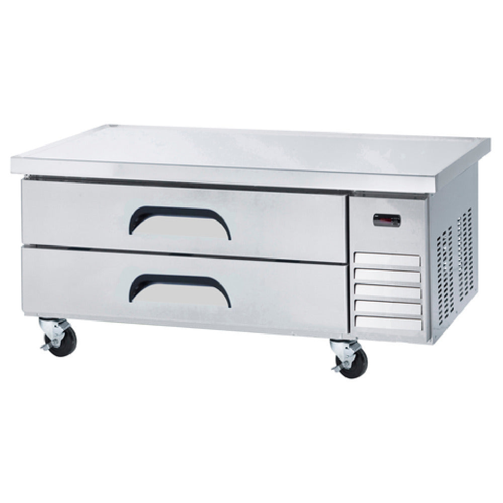 Akita ACB-60 Refrigerated Chef Base Equipment Stand 60"W Side-mounted Self-contained Refrigeration