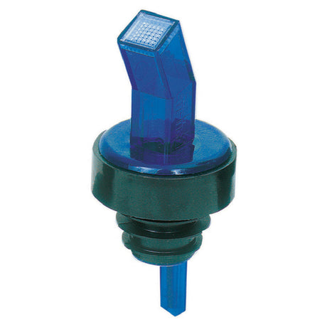 Spill-Stop 313-05 Ban-M Screened Pourer® Blue With Black Collar Made In USA (packed One Dozen Per Poly Bag One Gross Of One Color Per Box = 144 Each Minimum Order 1 Gross)