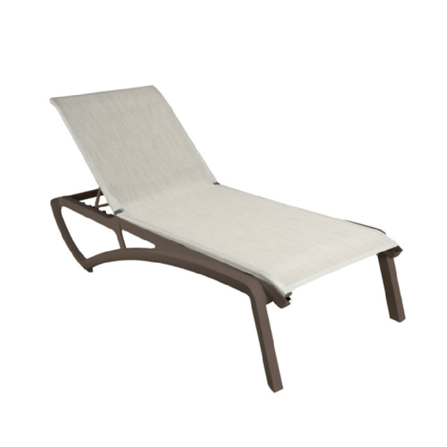 Grosfillex UT023599 - Sunset Chaise Lounge, Stackable, Without Arms